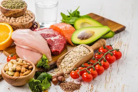 alimentos ricos en grasas y proteinas